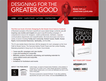 Tablet Screenshot of designingforthegreatergood.com